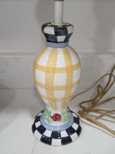 Floral checked table for sale  Janesville