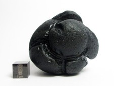 Bola de futebol Philippinite Tektite 115,84 g profundamente ranhurada de impacto de meteorito, usado comprar usado  Enviando para Brazil