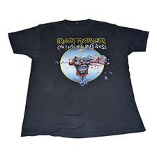 Camiseta gráfica Iron Maiden Can I Play With Madness Eddie 2XL Heavy Metal Rock comprar usado  Enviando para Brazil