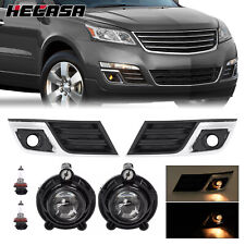 Par de luzes de neblina dianteiras HECASA com acabamento de moldura para Chevrolet Traverse 13-17 20988620 comprar usado  Enviando para Brazil