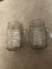 Glass mason drinking for sale  ASHTEAD