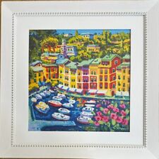 Opera incorniciata portofino usato  Pescara