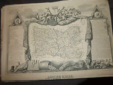 Oise map from d'occasion  Expédié en Belgium