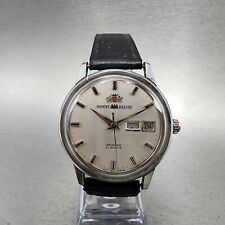 Orient AAA Deluxe relógio masculino 35mm mostrador prateado aço data do dia automático LEIA!! CORRIDAS comprar usado  Enviando para Brazil