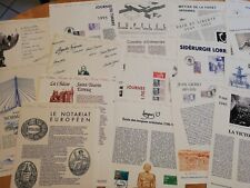 Lot documents philatéliques d'occasion  France