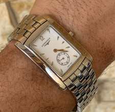 Vintage Longines Dolce Vita Tank Watch L5.655.4 Com Caixa Masculina 28mm*35mm Vestido Raro comprar usado  Enviando para Brazil