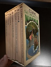 The Chronicles of Narnia 7-Book Box Set 1970 C.S. Lewis First Collier ed Vintage comprar usado  Enviando para Brazil