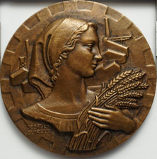 Médaille bronze art d'occasion  France