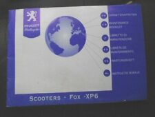 Peugeot scooters fox for sale  ASHFORD