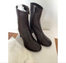 Botas femininas 6.0US THE ROW Shoes couro escuro Bn edição limitada muito bom estado popular profissional, usado comprar usado  Enviando para Brazil