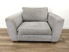 Armchair grey fabric for sale  BRISTOL