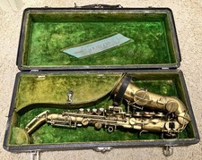 Saxofone soprano curvo vintage J. W. York com bocal e estojo original comprar usado  Enviando para Brazil