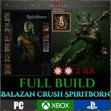 Używany, 💥Diablo 4💥Balazan Crush Spiritborn💥 BUDOWA GRY KOŃCOWEJ 💥 sezon 9 grzechów horadrim na sprzedaż  PL