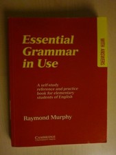 ESSENTIAL GRAMMAR IN USE WITH ANSWERS: A SELF-STUDY By Raymond Murphy EXCELLENT comprar usado  Enviando para Brazil