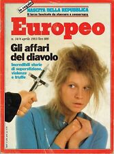 Europeo 1981 esorcismo usato  Italia