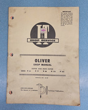 Oliver shop manuals for sale  Adena