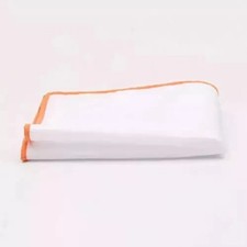 Toalha de bolso masculina terno acessórios toalha quadrada cor branca borda toalha quadrada comprar usado  Enviando para Brazil