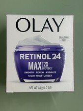Usado, Hidratante noturno OLAY Retinol 24 Max 2x peptídeos sem fragrância 48g 1,7 oz. NOVO comprar usado  Enviando para Brazil