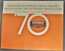 1970 mercury brochure for sale  Olympia