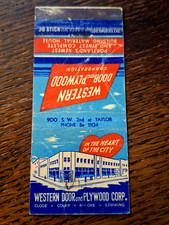 Vintage matchbook western for sale  Auburn