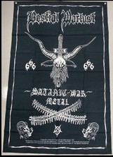 Bandeiras "Satanic War Metal" BESTIAL WARLUST (AU)! OFICIAL!, usado comprar usado  Enviando para Brazil