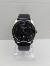 Relógio masculino Kenneth Cole New York 44MM data quartzo tom prata preto nova bateria  comprar usado  Enviando para Brazil
