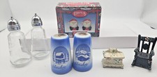 Shakers vintage de sal e pimenta | Hawia|Alasca|Papais noéis sentados|Corte de diamante comprar usado  Enviando para Brazil