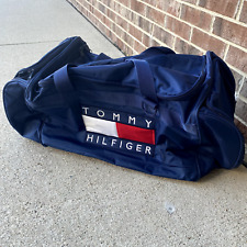 Usado, Bolsa de viagem vintage anos 90 Tommy Hilfiger grande azul marinho bolsa de ginástica Weekender comprar usado  Enviando para Brazil
