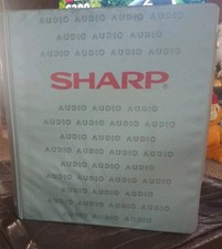 Catálogos de áudio e vídeo Sharp fichário completo 1985 TV estéreo videocassete rack estéreo preços, usado comprar usado  Enviando para Brazil