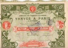 Action compagnie tramways d'occasion  Expédié en Belgium