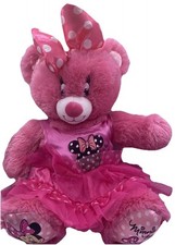 Build A Bear Disney Minnie Mouse brinquedo de pelúcia animal vestido rosa comprar usado  Enviando para Brazil