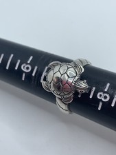 Anel de prata esterlina 925 novo sem etiquetas tartaruga Bali, usado comprar usado  Enviando para Brazil