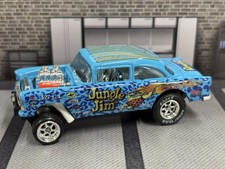 RODAS QUENTES PERSONALIZADAS COMPLETAS '55 GASSER--REVELLS JUNGLE JIM-COM PNEUS DE BORRACHA GOODYEAR comprar usado  Enviando para Brazil