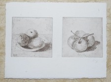 Gravura original Sheila Yorke 'Limões e tomates' assinada comprar usado  Enviando para Brazil