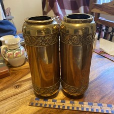 Two brass vases for sale  WITHERNSEA
