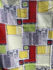 Vintage 1950s barkcloth for sale  PLYMOUTH
