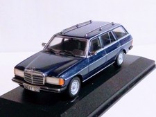 Modelo unidade principal Mini Champs Mercedes-Benz W123 Station Wagon 280Te azul 1/43 comprar usado  Enviando para Brazil
