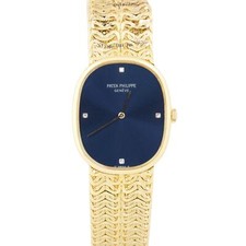 Relógio vintage Patek Philippe Golden Eclipse 3748 diamante azul ouro amarelo 18K comprar usado  Enviando para Brazil