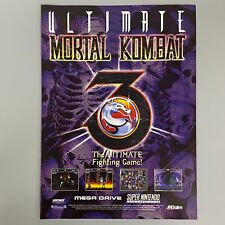 Usado, Ultimate Mortal Kombat Sega Mega Drive Snes Jeu Vidéo 1996 Vintage Rétro Annonce comprar usado  Enviando para Brazil