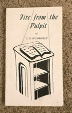 FIRE FROM THE PULPIT J.M. HUMPHREY FREE METHODIST HOLINESS EVANGELIST comprar usado  Enviando para Brazil