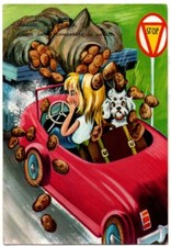 Cartolina 1391. umoristica. usato  Messina