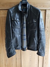 Belstaff lederjacke schwarz gebraucht kaufen  Berlin