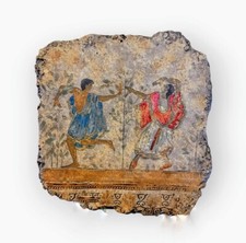 Etrusco leopardi terracotta usato  Venezia