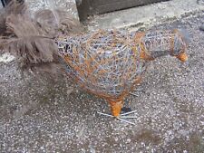 Metal decorative chicken for sale  SUDBURY