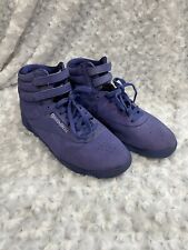 Tênis Reebok Classic Hi-Top Feminino Couro Periwinkle Usado Tamanho 9 comprar usado  Enviando para Brazil