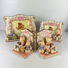 Extremidades de livros e molduras para fotos de ursinho de pelúcia x2 decoração para casa de quarto infantil comprar usado  Enviando para Brazil