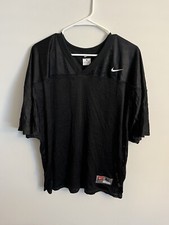 Camiseta de futebol Nike NFL preta malha equipe em branco emitida GG masculina comprar usado  Enviando para Brazil