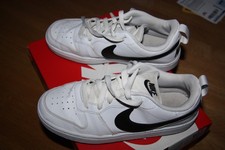 Nike Court Borough Low White Black Sneaker Größe 37,5 UK 4,5 Schuh, usado comprar usado  Enviando para Brazil