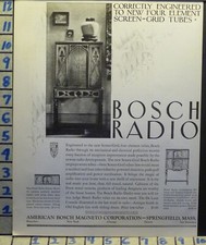 1929 BOSCH CONSOLE DE RÁDIO SPRINGFIELD MÚSICA DE MASSA DANÇA SING L63 comprar usado  Enviando para Brazil