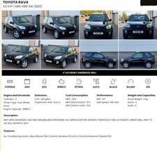 Toyota rav for sale  COVENTRY